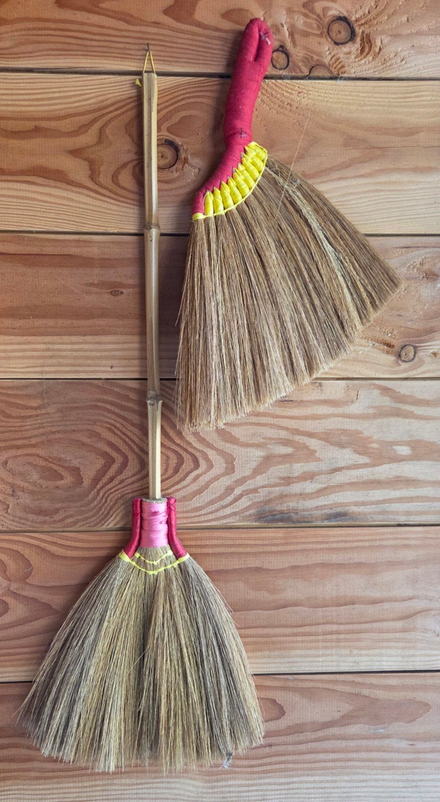Decoratieve handvegers uit Bali - Set van 2, Ophalen of Verzenden