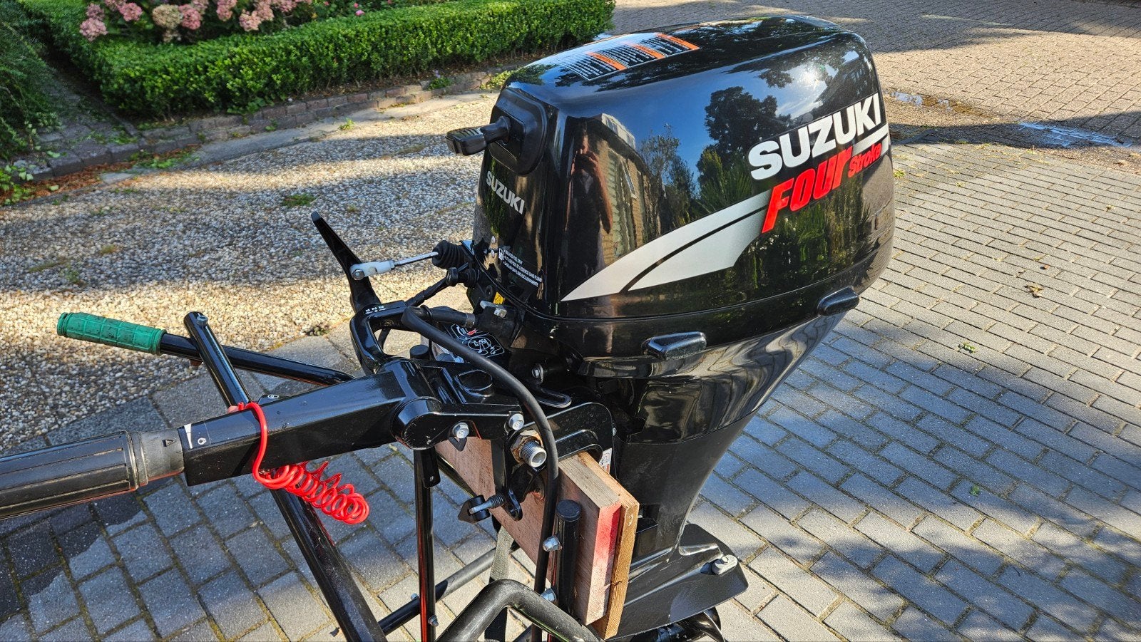 Suzuki 15 PK 2-cilinder 4-takt kortstaart (DF15 - 2008), Ophalen, 10 tot 30 pk, Viertaktmotor, Zo goed als nieuw