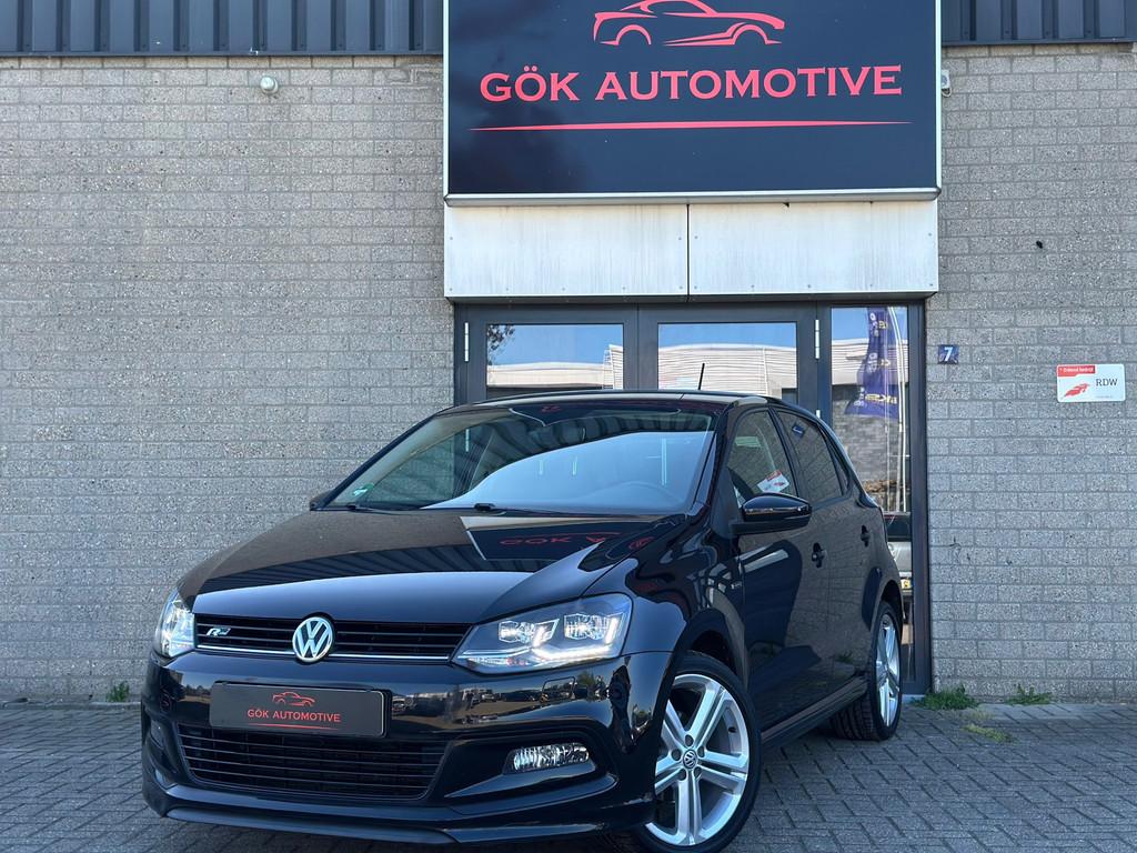 Volkswagen POLO 1.2 TSI BlueMotion Highline Edition / R-Line, Voorwielaandrijving, Stof, 4 cilinders, Zwart