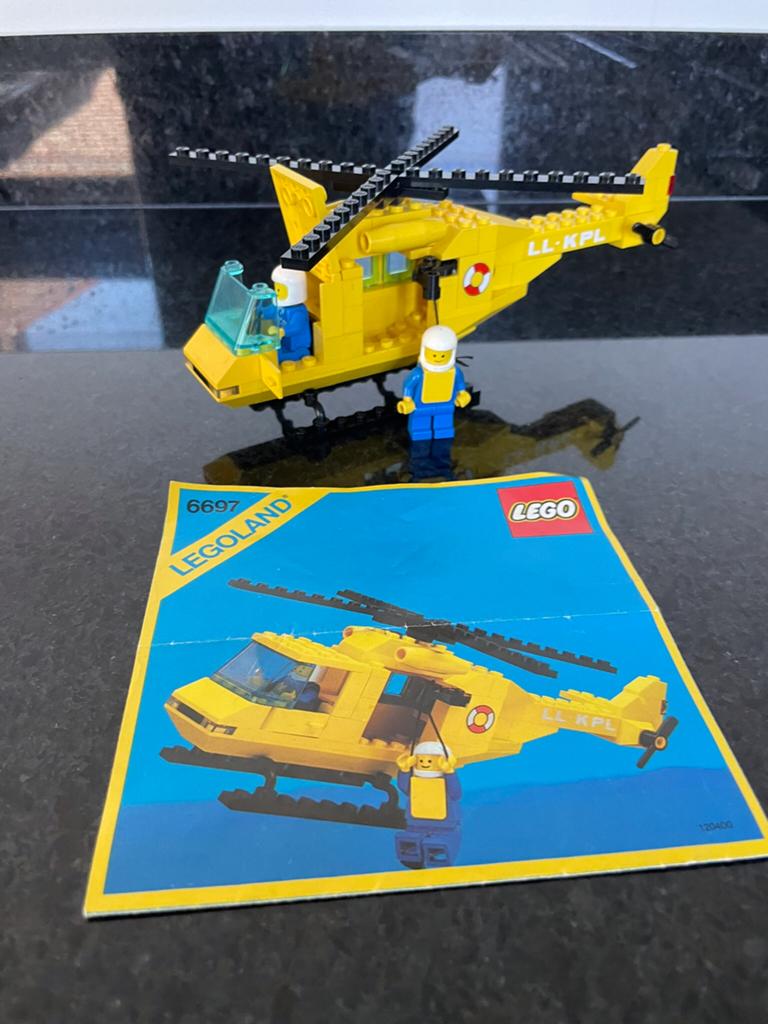 Lego 6697 reddingshelikopter, Overige thema's, Verzenden, Lego, Compleet