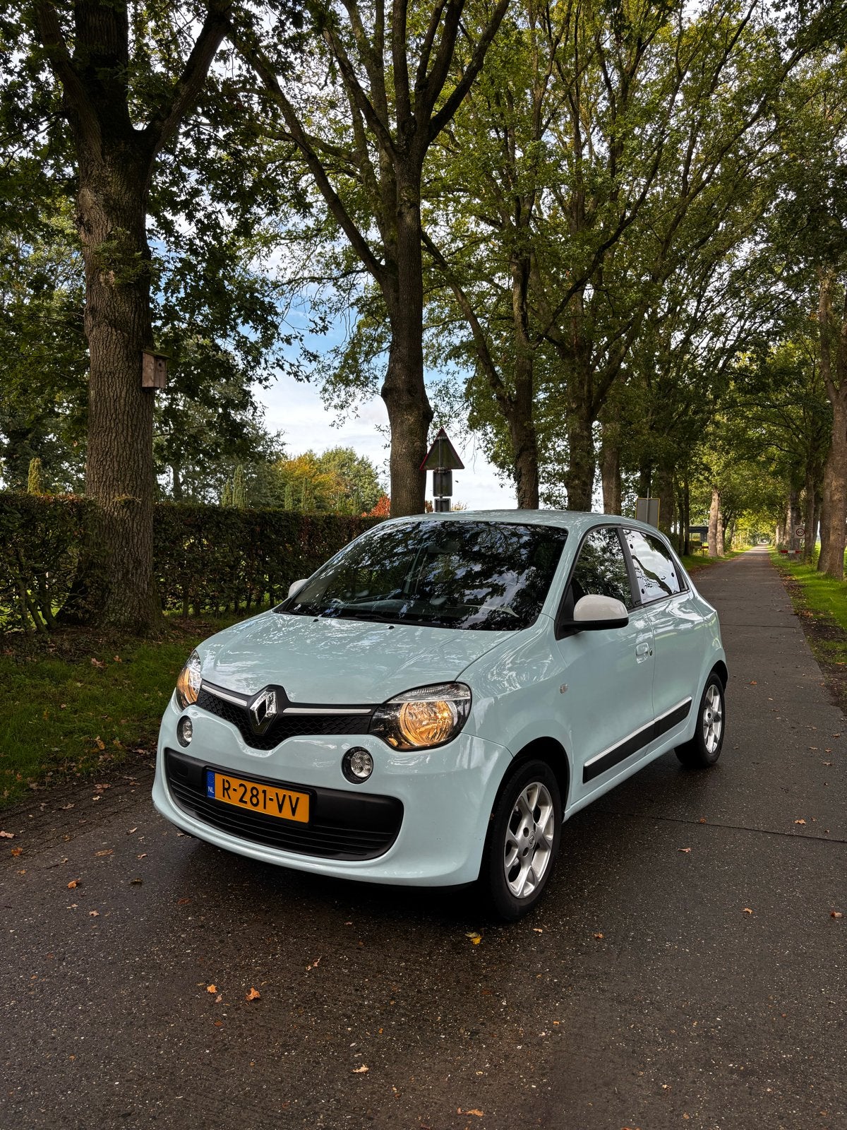 Renault Twingo Limited 1.0 SCE 70 2015 blauw babyblauw, Zwart, Handgeschakeld, 70 pk, Particulier
