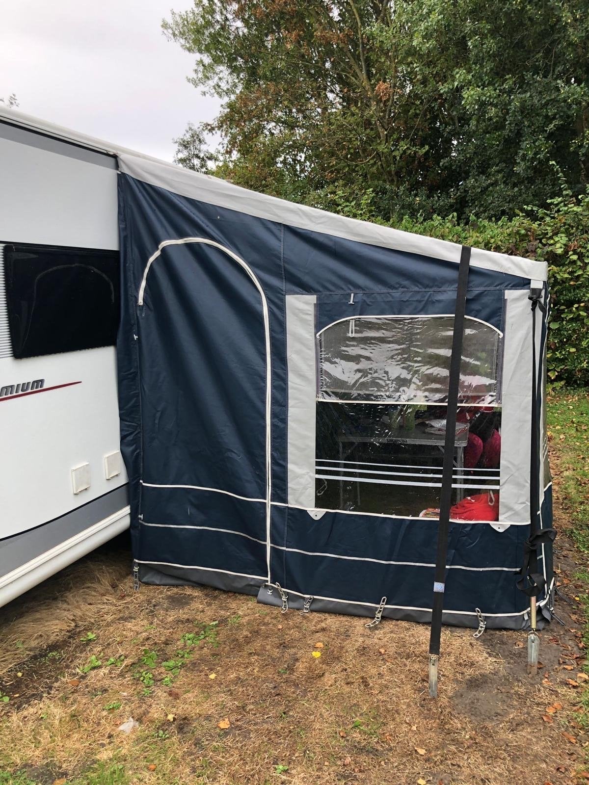 Wintertent voor caravan, Ophalen, Gebruikt
