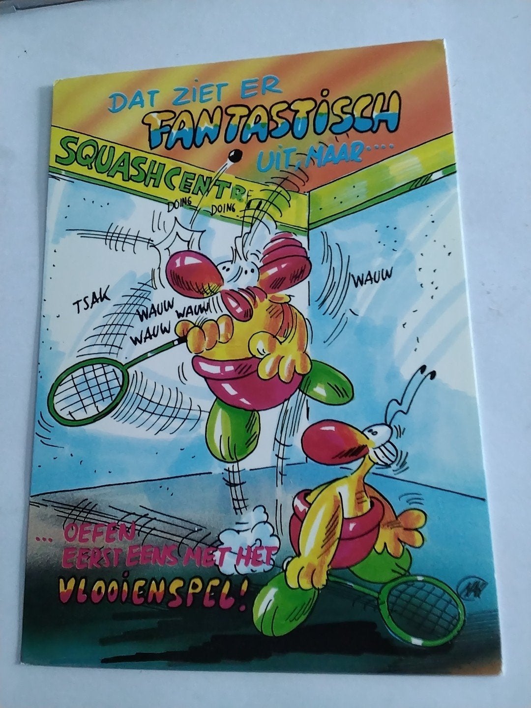 SQUASH. / DAT ZIET ER FANTASTISCH UIT,  MAAR...., Ophalen of Verzenden, Overige thema's