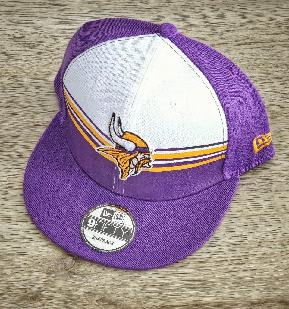 Official Minnesota Vikings Cap by New Era – Stylish NFL Snap, Ophalen, Nieuw, One size fits all, Hoed