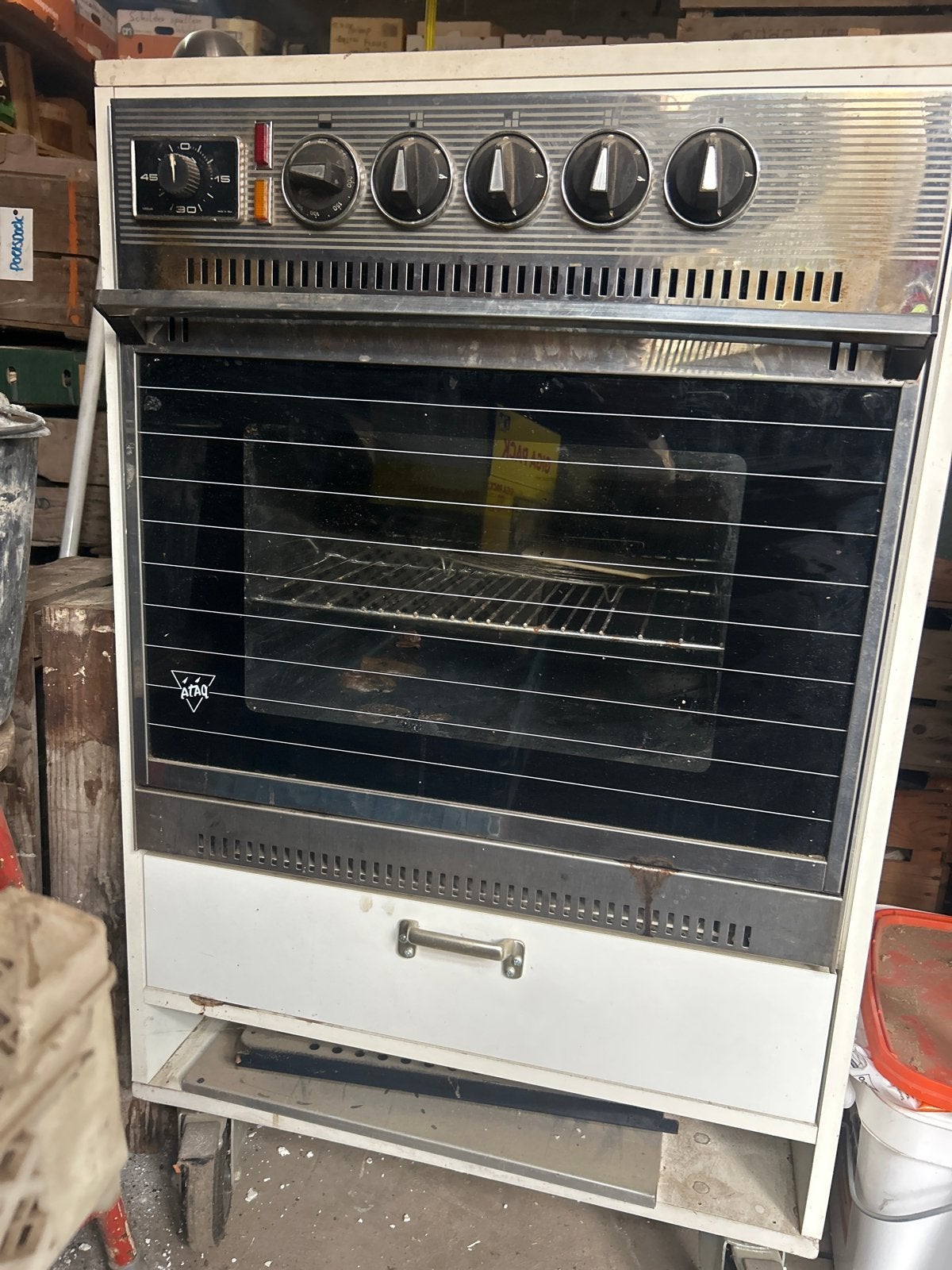 ATAG electrische Inbouw Oven - Gebruikt, Witgoed en Apparatuur, Ovens, Ophalen, Gebruikt, Oven, 55 tot 60 cm