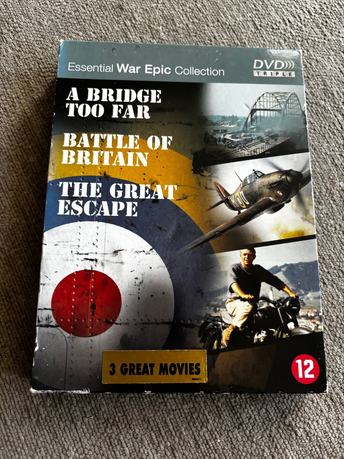 Essential War Epic Collection DVD (3 films), Nederlands, Ophalen of Verzenden, Vanaf 12 jaar, Inclusief doosje