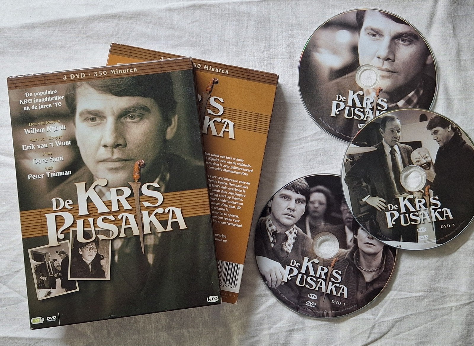 De Kris Pusaka - met Nijholt, Van 't Wout, Tuinman, Cd's en Dvd's, Dvd's | Tv en Series, Alle leeftijden, Ophalen of Verzenden