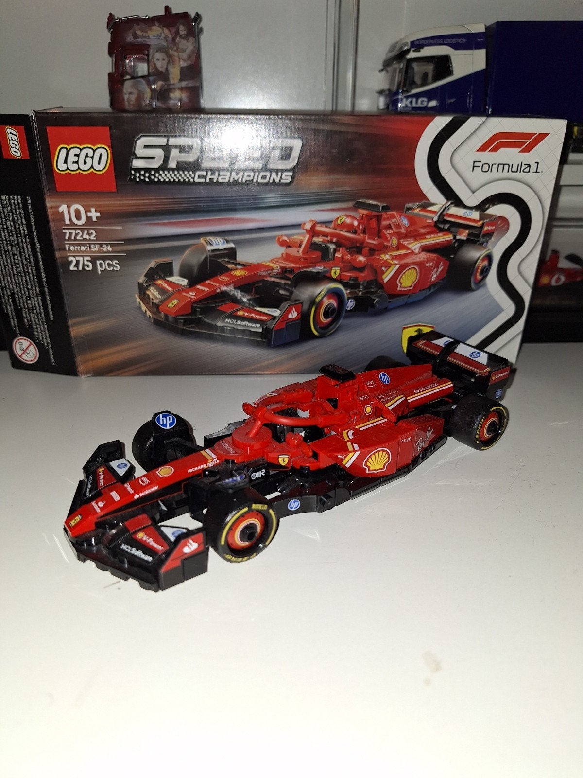 LEGO Speed Champions Ferrari 77242 SF-24 Formule 1, Ophalen of Verzenden, Zo goed als nieuw, Overige merken