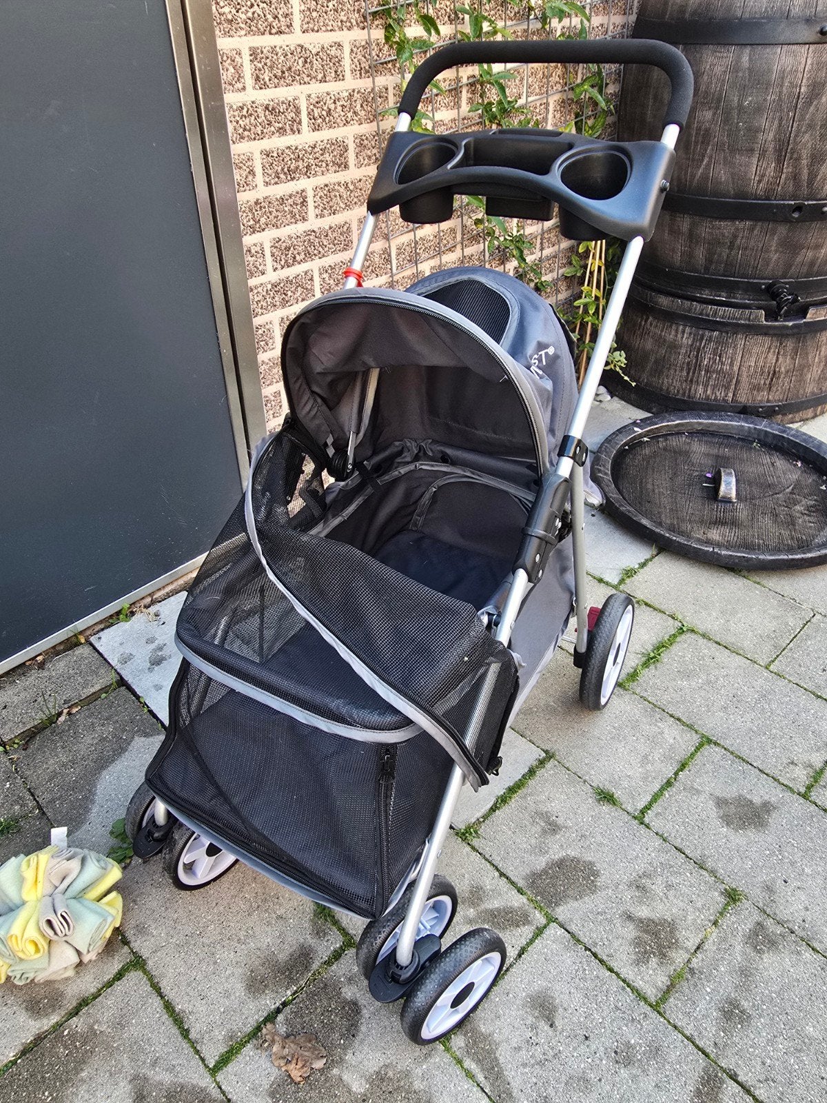 honden buggy, Ophalen