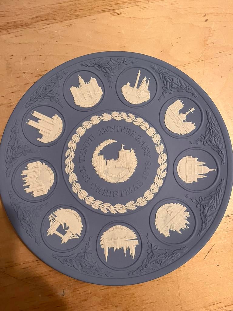 Bord wedgewood thenth anniversary, Ophalen of Verzenden