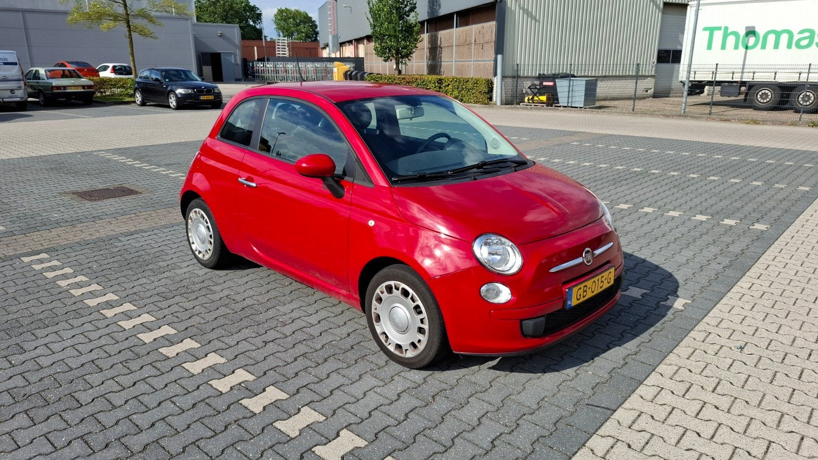 Fiat 500 0.9 Twinair Pop 2015 Rood, Auto's, Voorwielaandrijving, 840 kg, Origineel Nederlands, Handgeschakeld