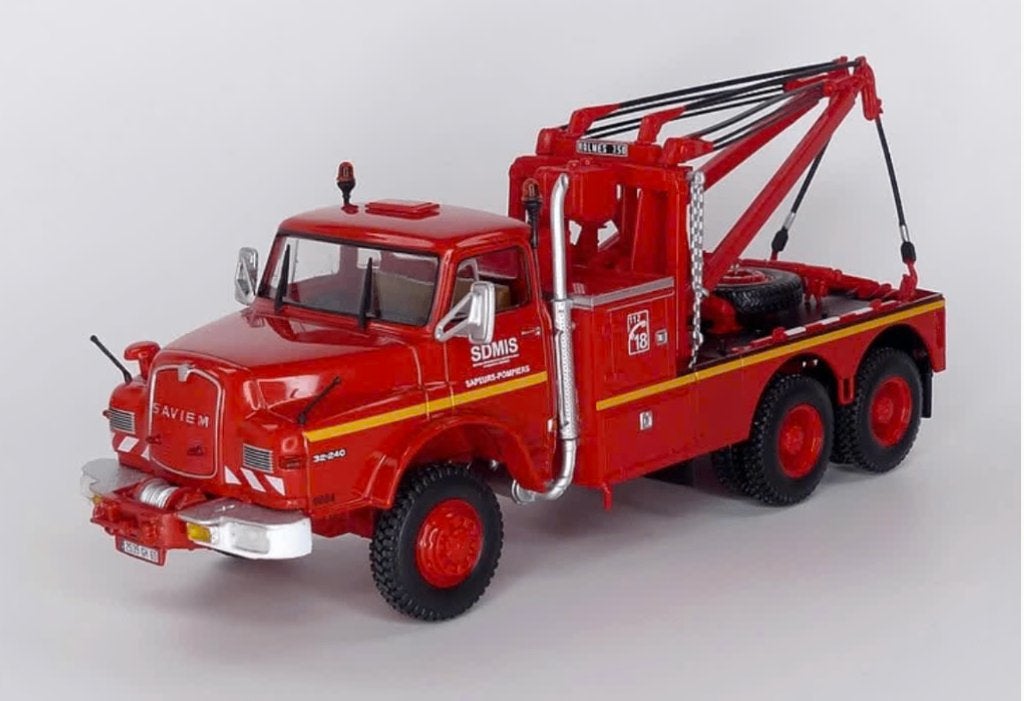 Saviem 32.240 takelwagen schaal 1/43 serie Saviem ALTAYA # 7, Verzenden, Nieuw, Bus of Vrachtwagen, Overige merken