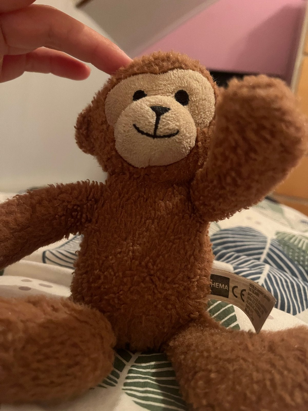 Gezocht Hema aapje knuffel bruin, Hema, Gebruikt, Ophalen of Verzenden, Met label
