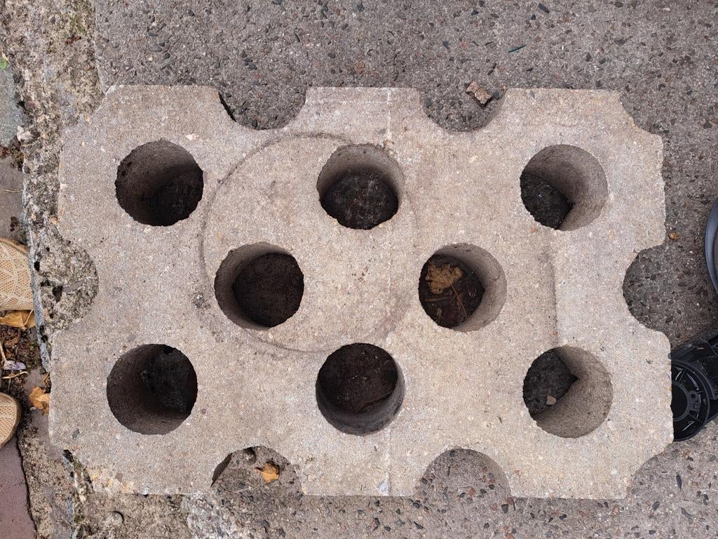 Grasdallen / Grastegels voor oprit of tuin, Tuin en Terras, Tegels en Klinkers, Ophalen, Gebruikt, Overige typen, Minder dan 5 m²