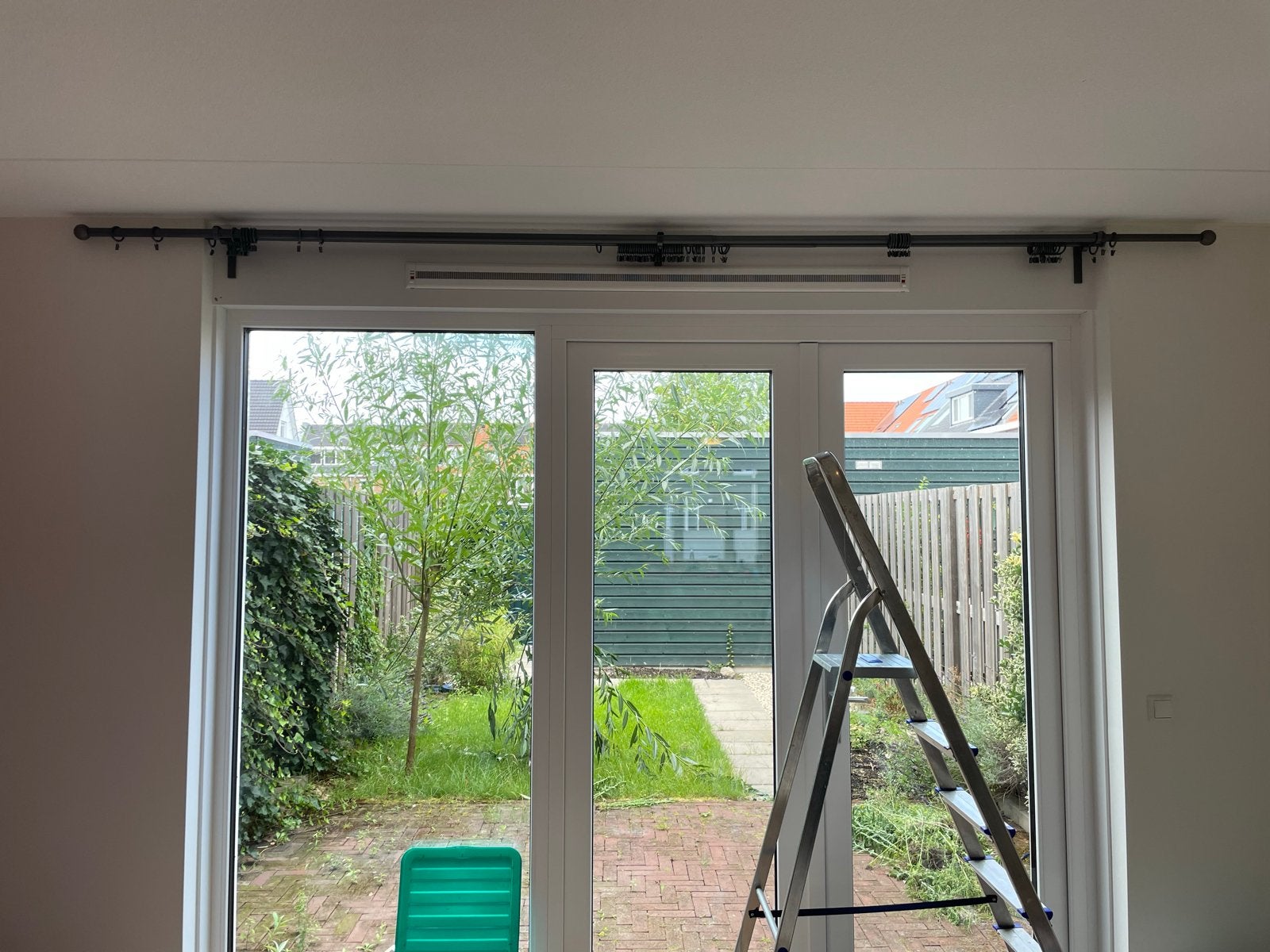 Ikea gordijnrails, Ophalen, Met ringen, 500 cm, Zo goed als nieuw