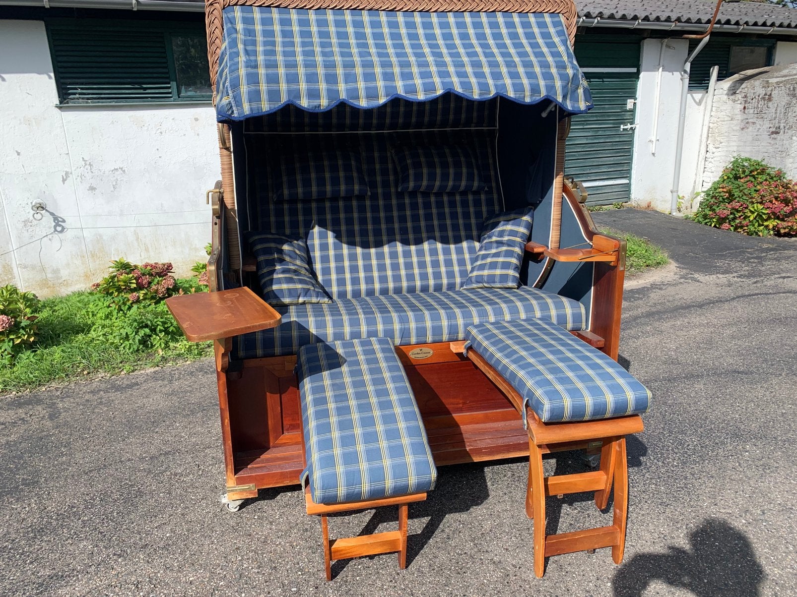 Tuin cocoon / strandkorf, Ophalen, Gebruikt
