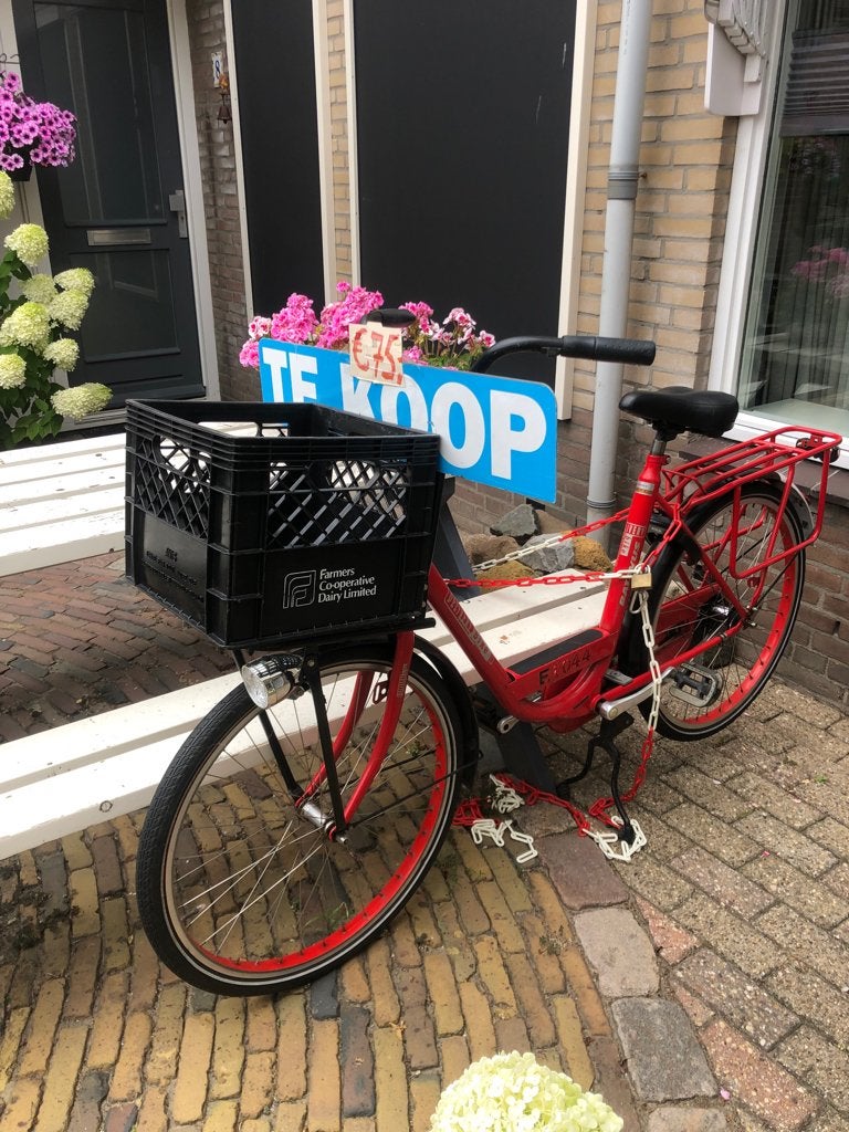2X Stad/Station Fiets € 65,- / € 35,-, Fietsen en Brommers, Fietsen | Dames | Omafietsen, Gebruikt, 56 cm of meer, Terugtraprem