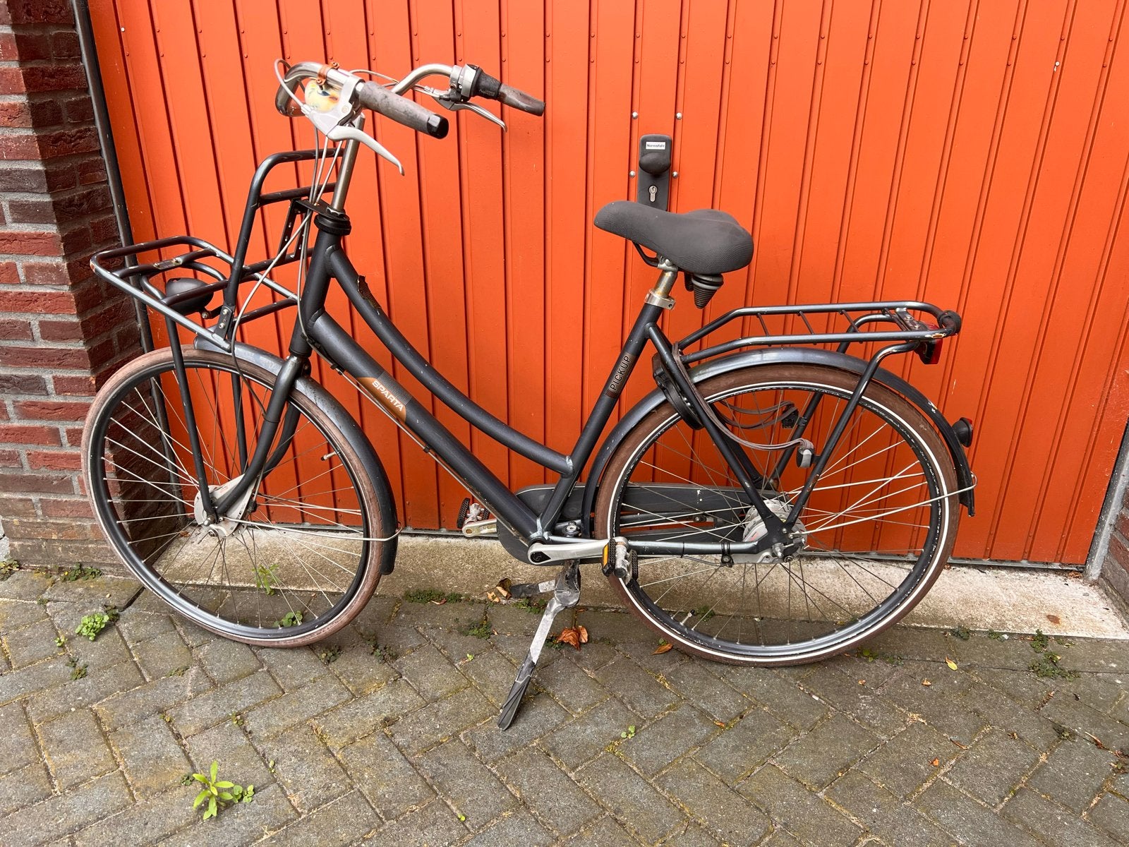 Stationsfiets Sparta Pick-Up - Opknapper met lekke band, Ophalen, Terugtraprem, Sparta, Versnellingen