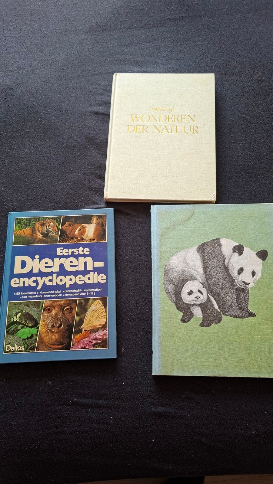 3x Natuurboeken: Dierenencyclopedie, Wonderen der Natuur, Ophalen, Gelezen, Natuur algemeen, Diverse auteurs