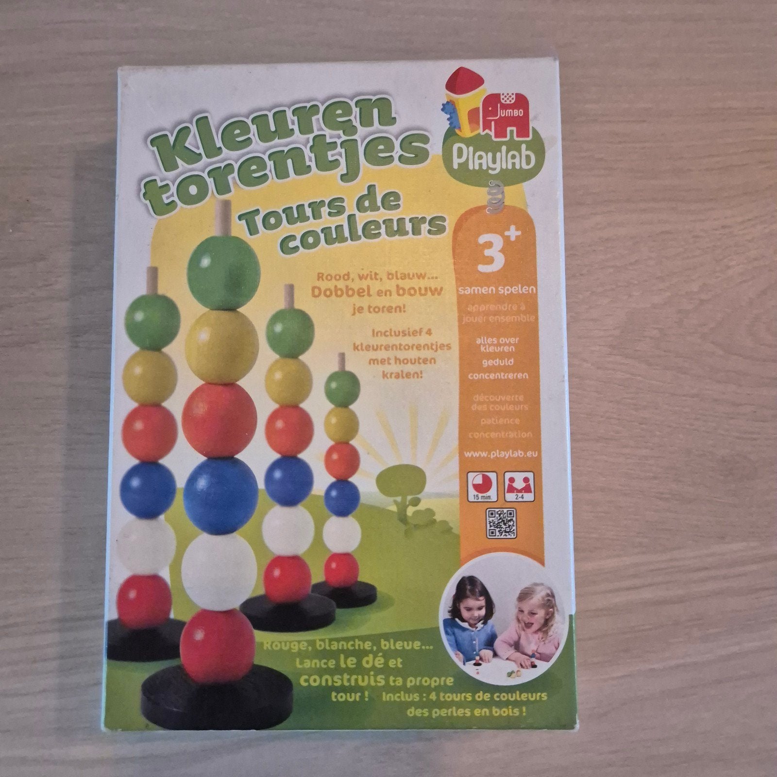 Jumbo Playlab Kleurentorentjes - Tours de Couleurs, Ophalen of Verzenden, Zo goed als nieuw