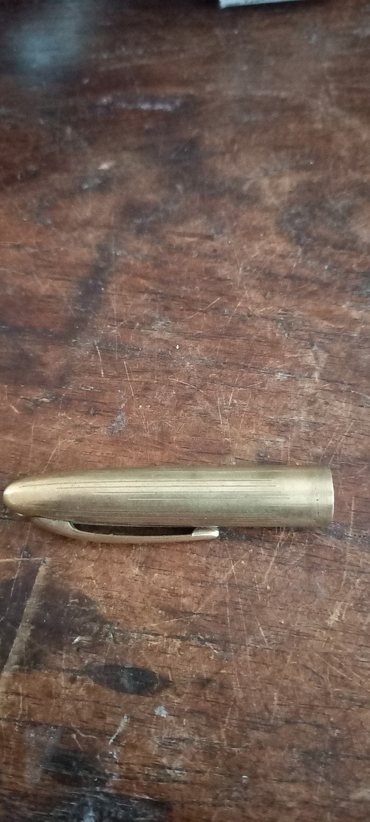 Vergulde dop sheaffer vulpen, Verzamelen, Pennenverzamelingen, Ophalen of Verzenden, Zo goed als nieuw, Vulpen, Overige merken