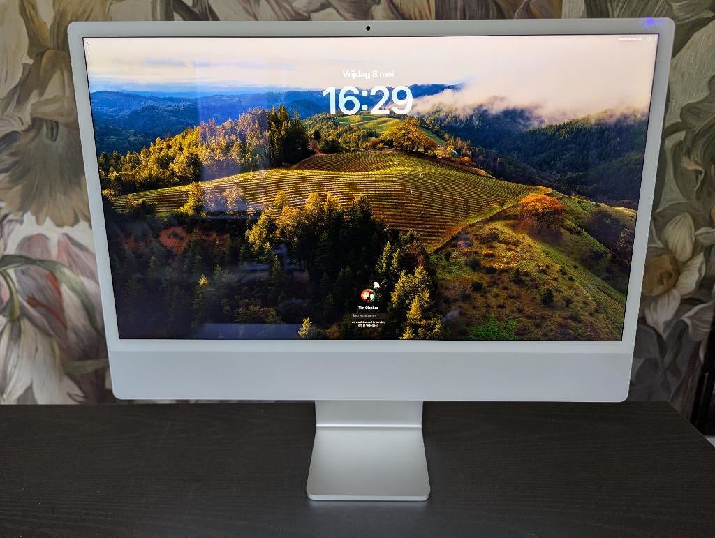 Apple iMac M1 16GB 24 inch, Computers en Software, Apple Desktops, 256 GB, SSD, IMac, Zo goed als nieuw