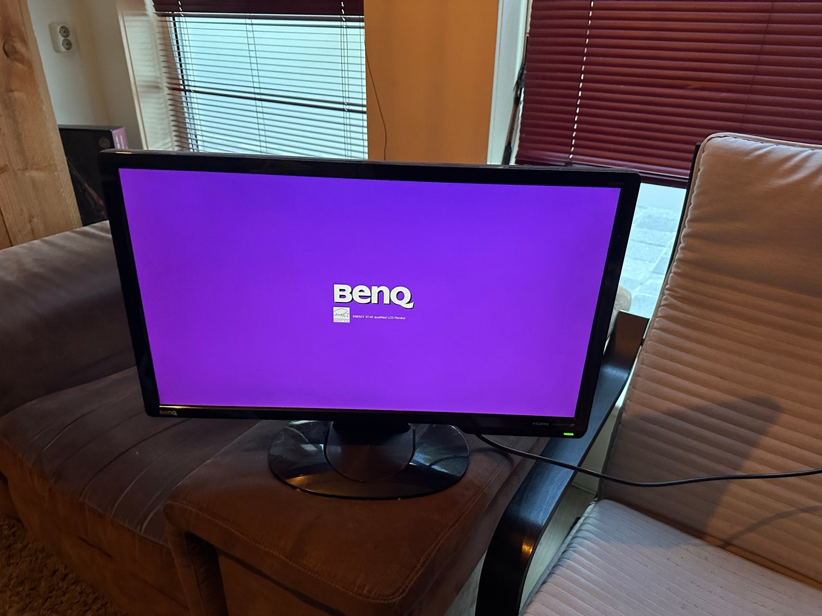 BENQ 24 inch Full HD monitor - G2420HD, Computers en Software, Monitoren, Ophalen, Gebruikt, Full HD, DVI
