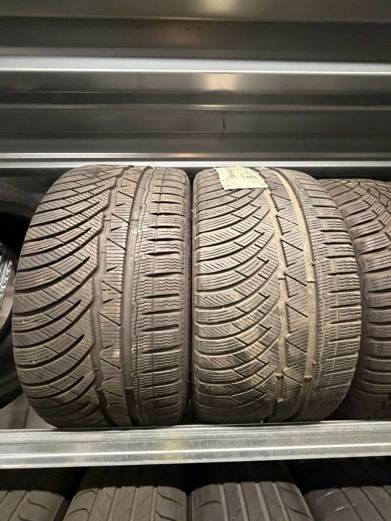 2x DOT2619 6,5/5mm Winterbanden Michelin *  255/35/19 96V, Gebruikt, 255 mm, Niet ingevuld, Band(en)