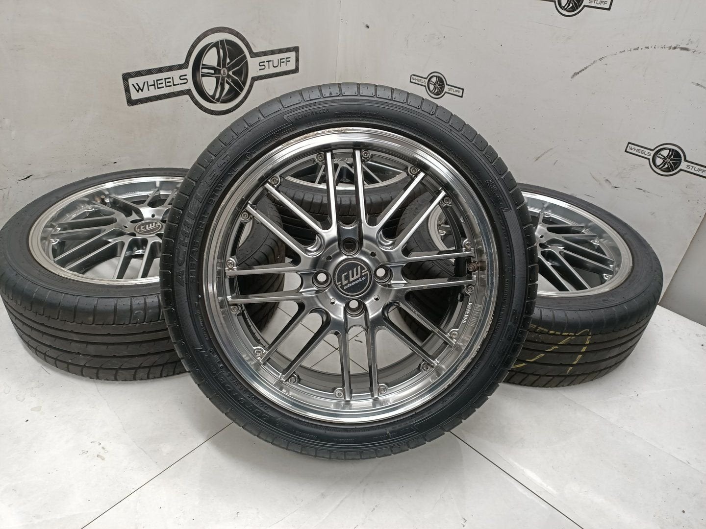 Borbet CW Wheels  lichtmetaal velgen 17 inch 4x100, Auto-onderdelen, Banden en Velgen, Gebruikt, -, -, Banden en Velgen