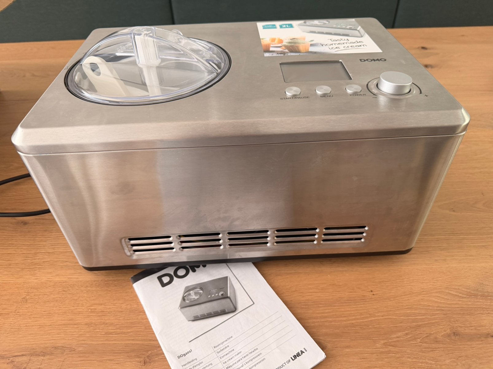 Ijsmachine Domo9201l, Ophalen of Verzenden, Zo goed als nieuw