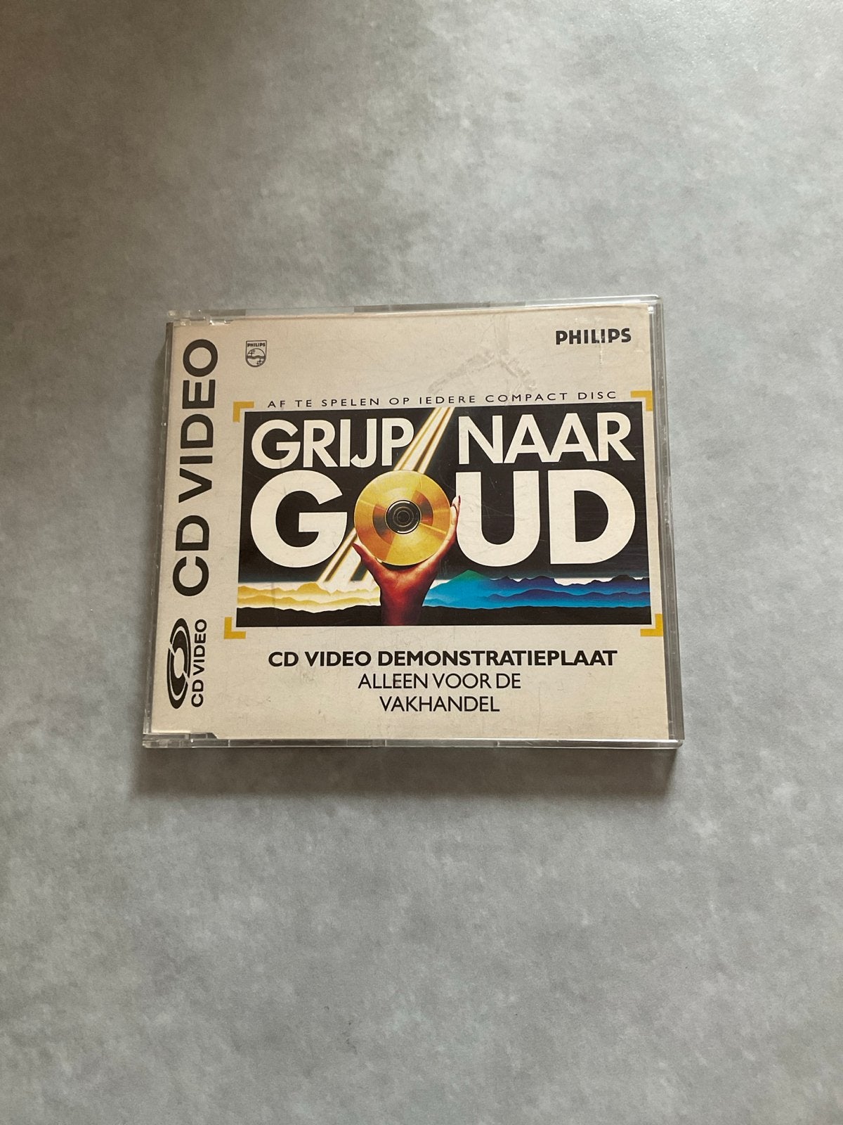 Philips CD Video Demonstratieplaat uit begin 1983, Ophalen of Verzenden, Zo goed als nieuw, Overige typen, Promo