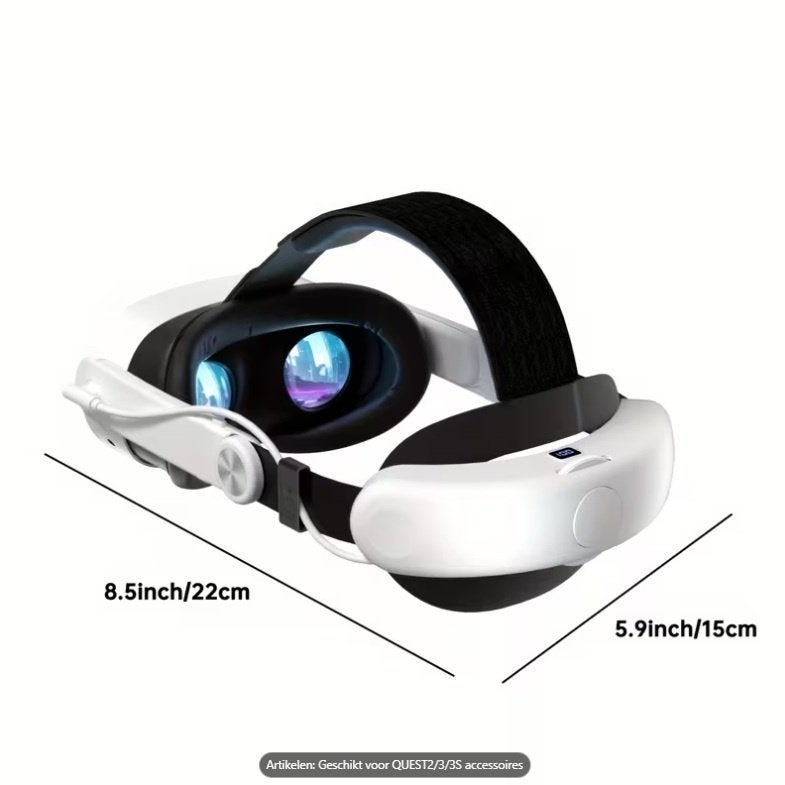 Oculus Quest 2 128gb Met NIEUW Accuband (COMPLEET IN DOOS), Ophalen of Verzenden, Zo goed als nieuw, VR-bril, Overige platformen
