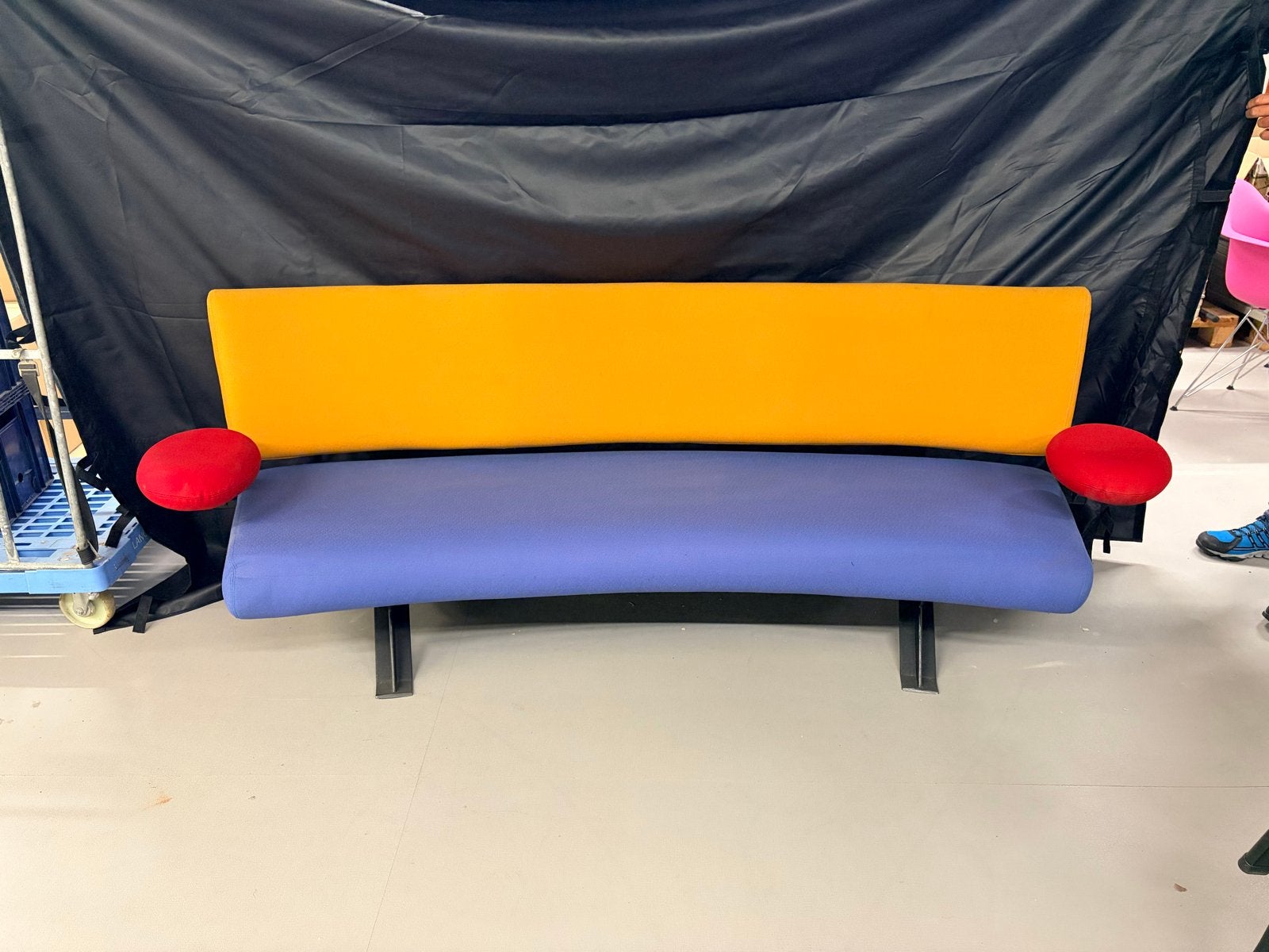 Postmodern Sofa 'Orbit' door Wolfgang C. R. Mezger voor Arti, Ophalen, Gebruikt, Driepersoons, 75 tot 100 cm