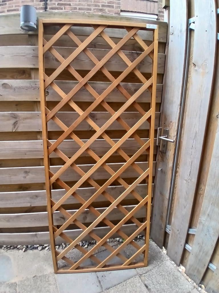 Nieuw Hardhouten Trellis 75x180cm - Ongebruikt, Tuin en Terras, Ophalen, Nieuw, Hout, Overige typen