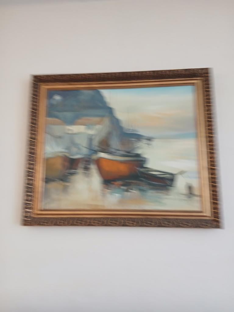 L vogel schilderij 70x60, Ophalen