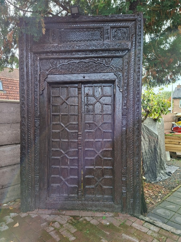 Grote Aziatische Decoratieve Deur  (180 b x 290 cm h), Ophalen