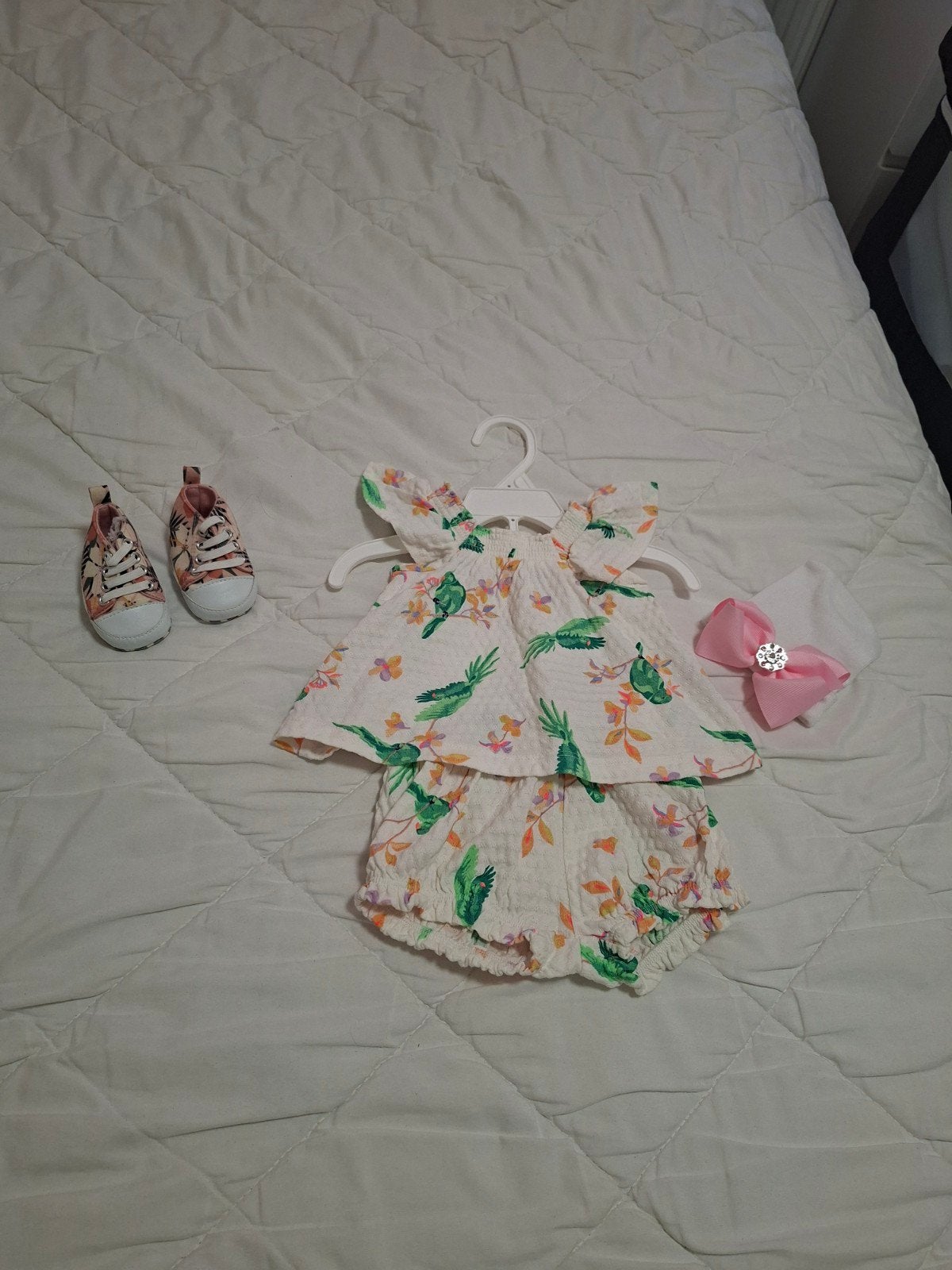 Nieuwe HEMA baby setje maat 62 met schoentjes en haarband, Ophalen of Verzenden, Nieuw, HEMA, Meisje