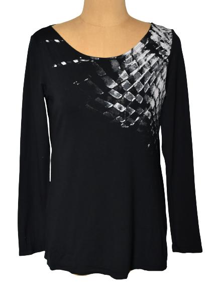 Lauren Vidal top, topje, lace, zwart, Mt. S, Kleding | Dames, Tops, Zo goed als nieuw, Maat 36 (S), Zwart, Lange mouw, Verzenden