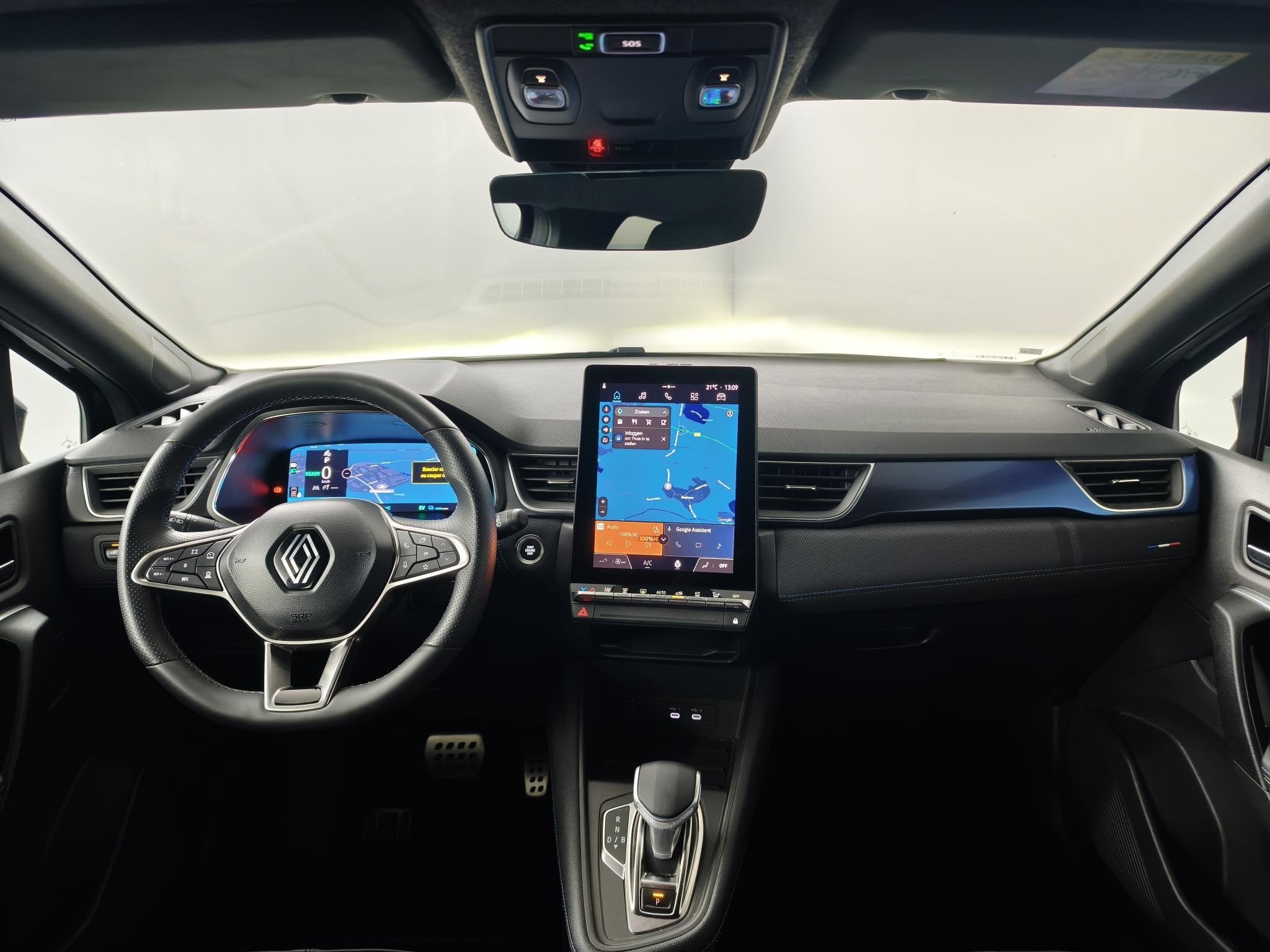 Renault Captur 1.6 E-Tech full hybrid 145 esprit Alpine | Ad, Auto's, 1345 kg, Gebruikt, Met garantie (alle), Zwart