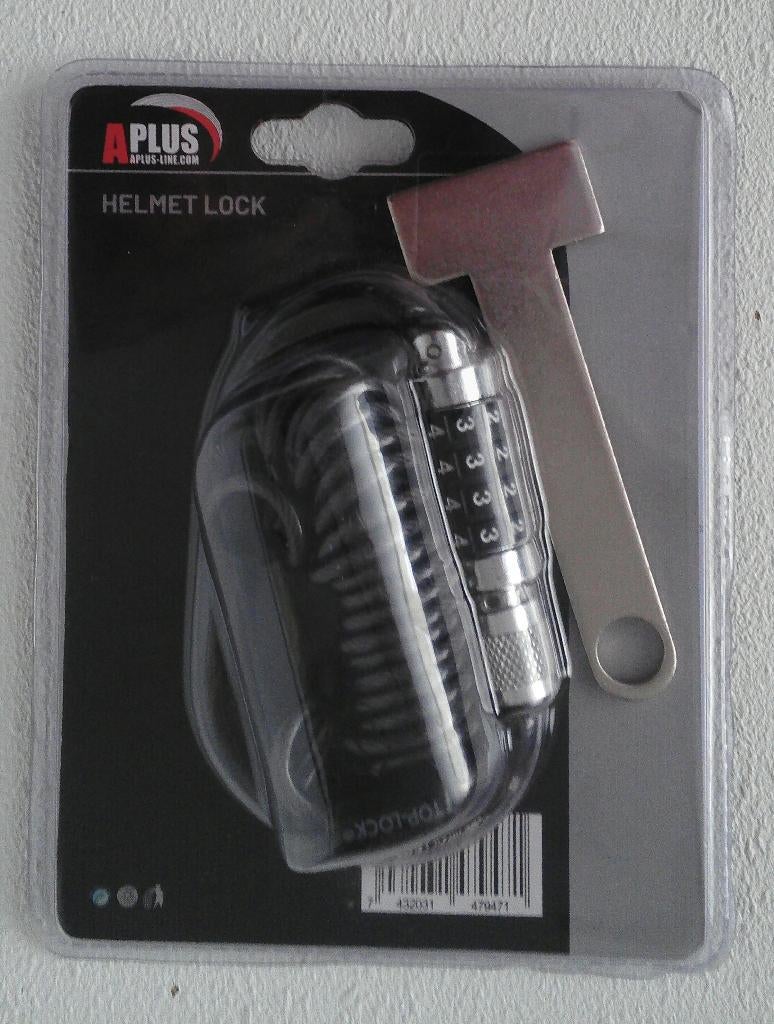 APLUS helm slot met haak en kabel * nieuw *, Ophalen of Verzenden, Nieuw