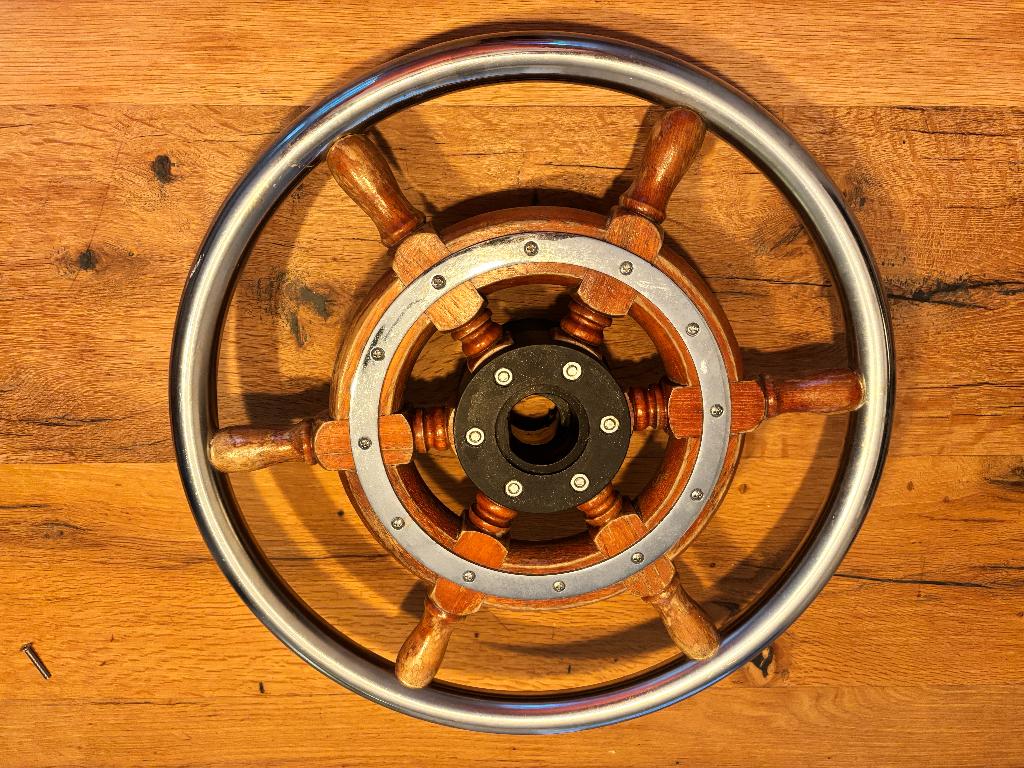 Stuurwiel sloep, Watersport en Boten, Bootonderdelen, Ophalen, Gebruikt, Motor en Techniek, Motorboot