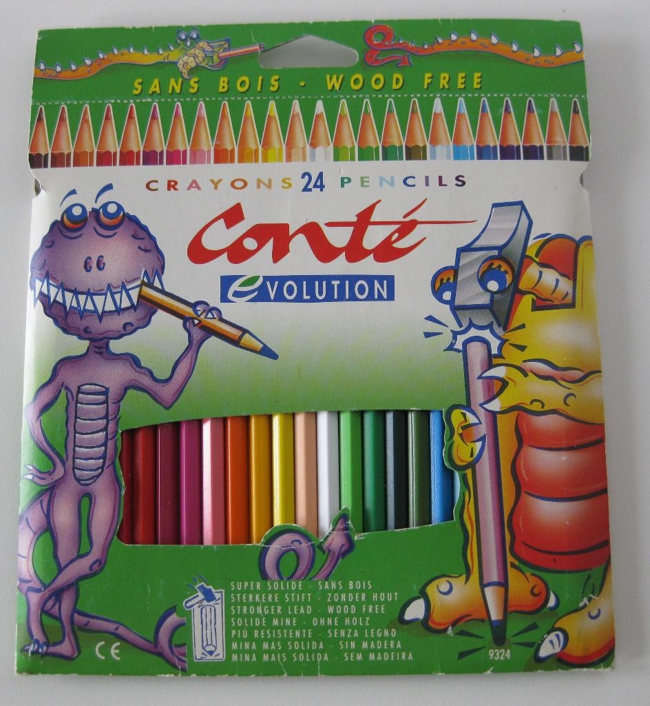 Conte Evolution Kleurpotloden 24 stuks Nieuw, Ophalen of Verzenden, Nieuw, Potlood of Stift