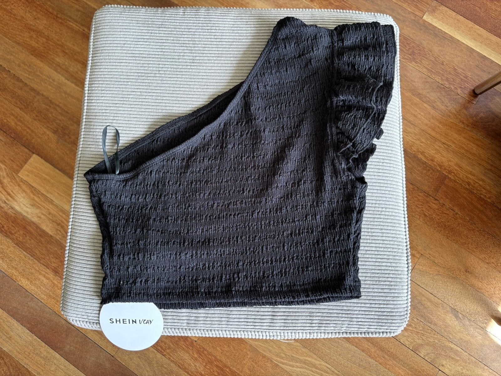 Nieuw! Zwarte Of Shoulder Top van Shein. Maat M, Maat 38/40 (M), Zwart, Nieuw, Ophalen of Verzenden