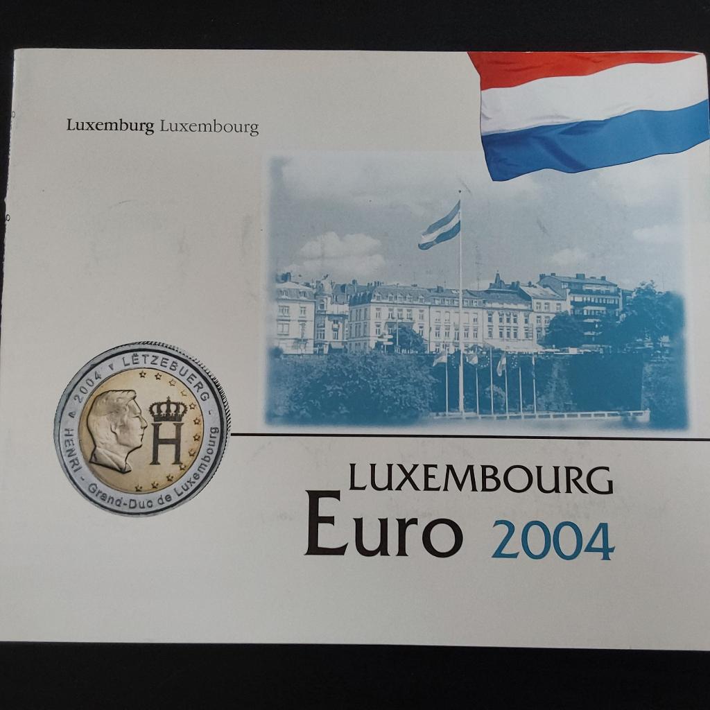 Luxemburg jaarset 2004, Postzegels en Munten, Munten | Europa | Euromunten, Verzenden, Luxemburg, Overige waardes, Setje