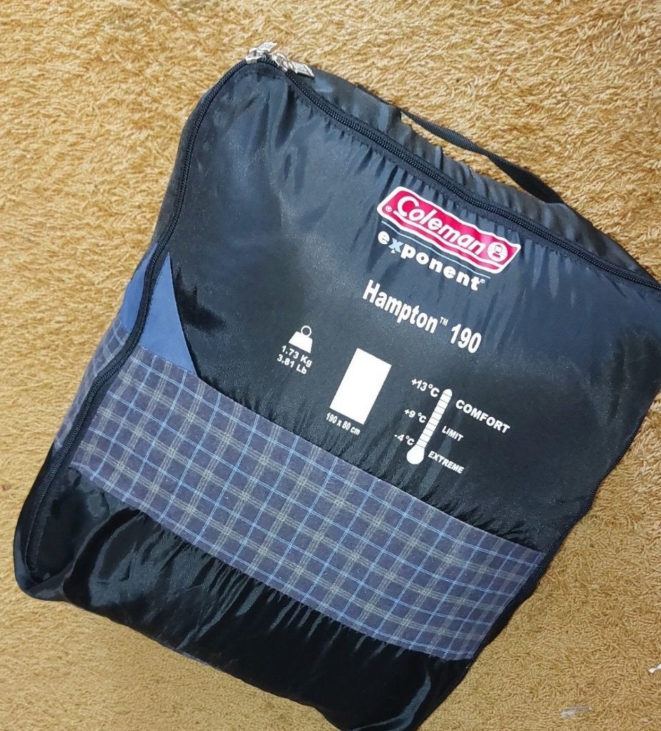 SLAAPZAK COLEMAN HAMPTON ROYAL BLUE, Ophalen of Verzenden, Gebruikt