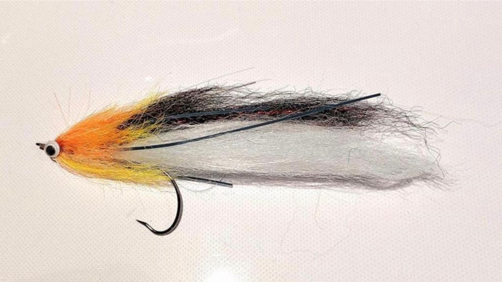 Te koop snoek / snoekbaars streamer #3 Black&White, Watersport en Boten, Verzenden, Nieuw, Kunstaas