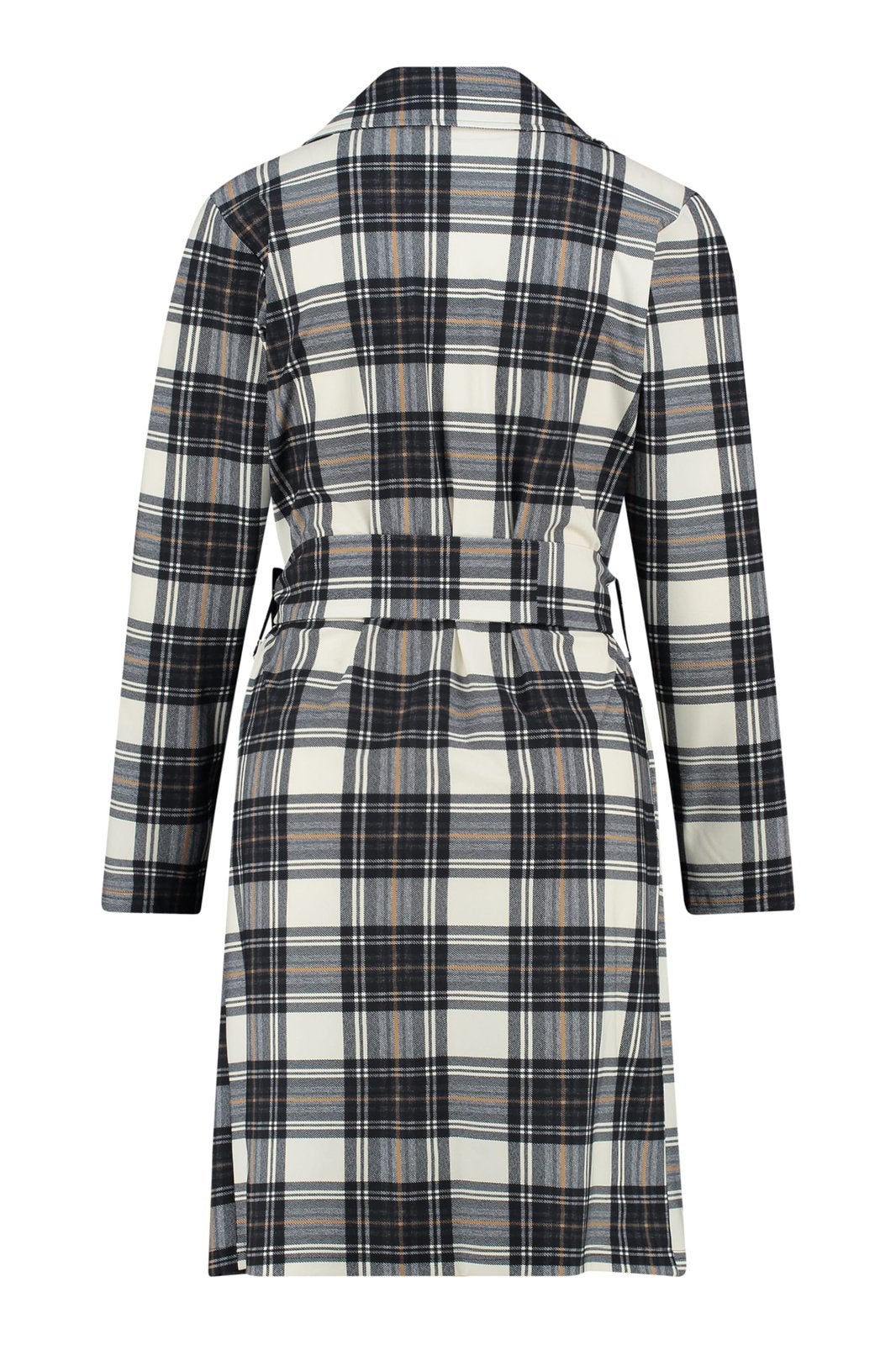 Studio anneloes blanca plaid trenchcoat jas XL donkerblauw, Blauw, Maat 46/48 (XL) of groter, Ophalen of Verzenden, Zo goed als nieuw