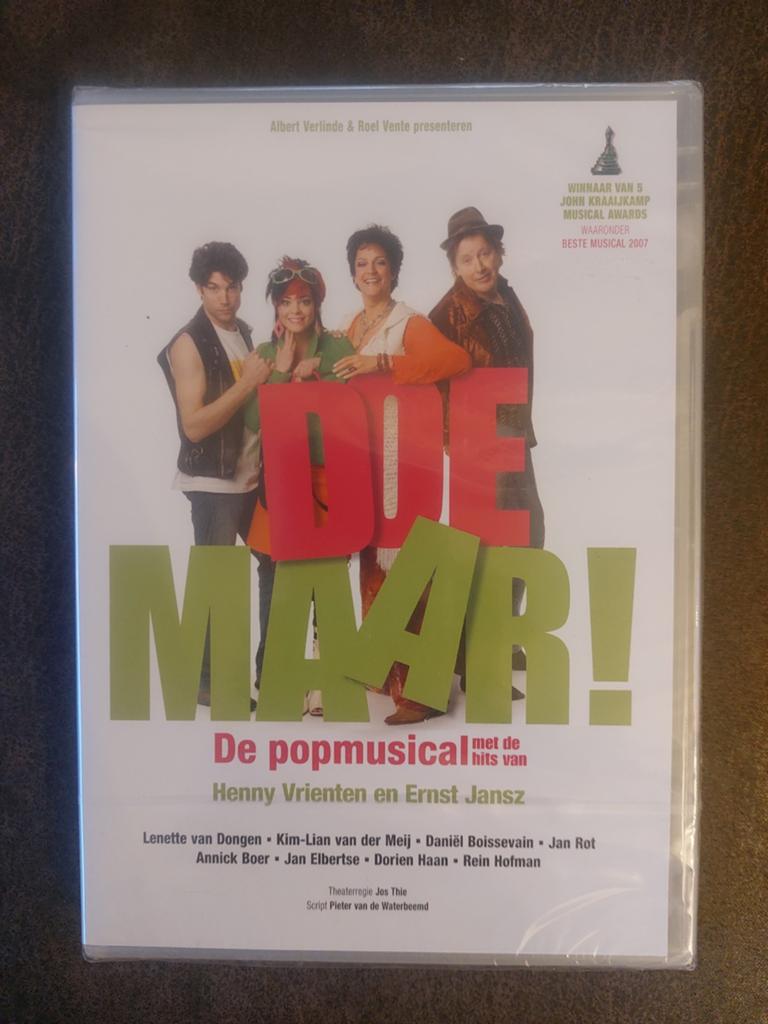 Doe Maar! De popmusical (DVD), Alle leeftijden, Ophalen of Verzenden, Nieuw in verpakking