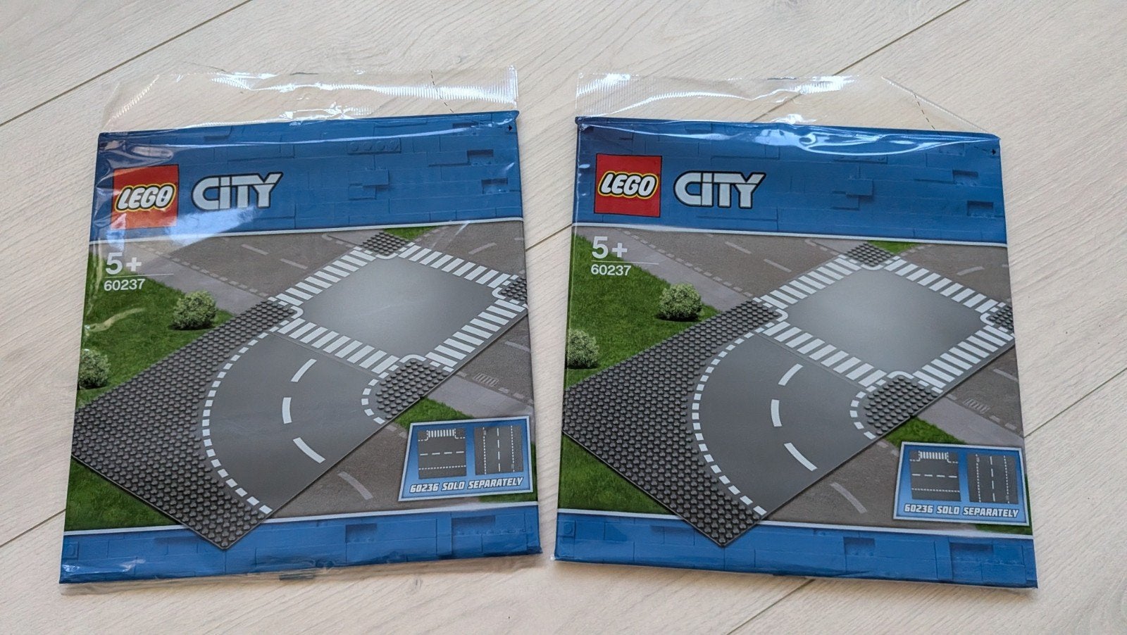 Lego City 60237 Bochten en kruisingen (2x), City, Ongeopend/sealed, Lego, Accessoire