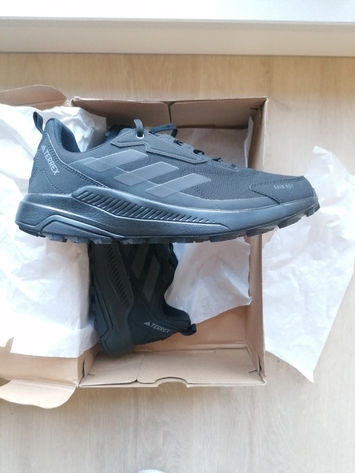 Nieuwe zwarte Adidas Terrex Anylander R.RDY - maat 44 2/3, Zwart, Nieuw, Ophalen of Verzenden, Adidas